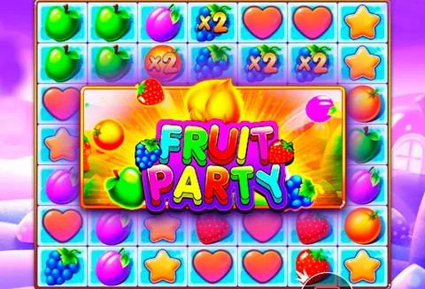 Fruit Party met kleurrijk fruit en cluster pays